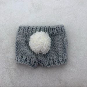 Newborn Shorts Crochet Knit Easter Bunny Tail 0-3 months